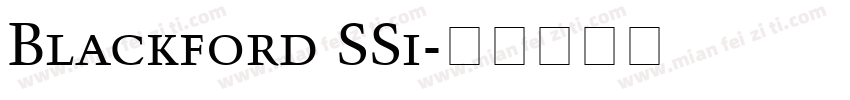 Blackford SSi字体转换
